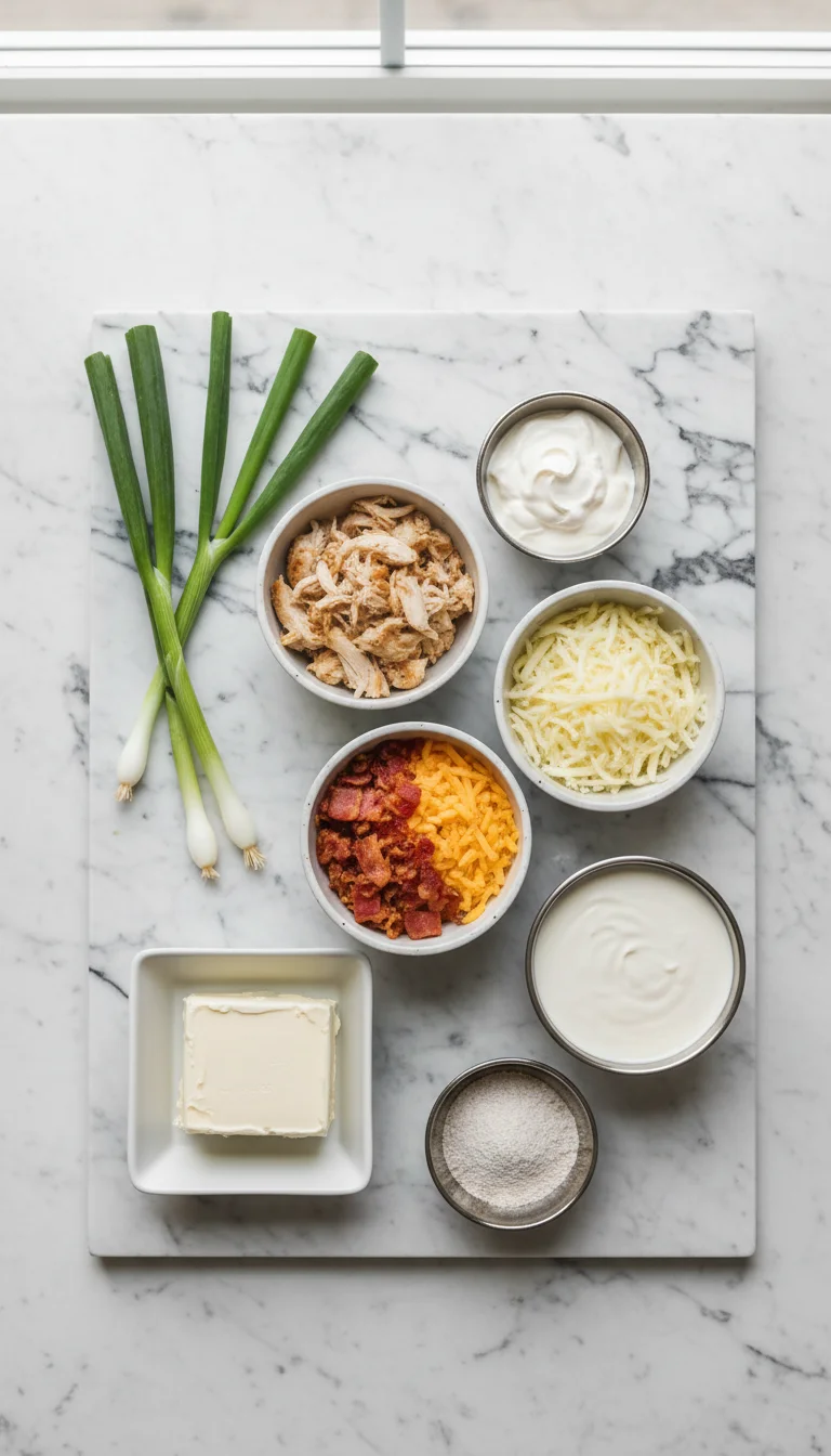 Chicken Bacon Ranch Casserole Ingredients