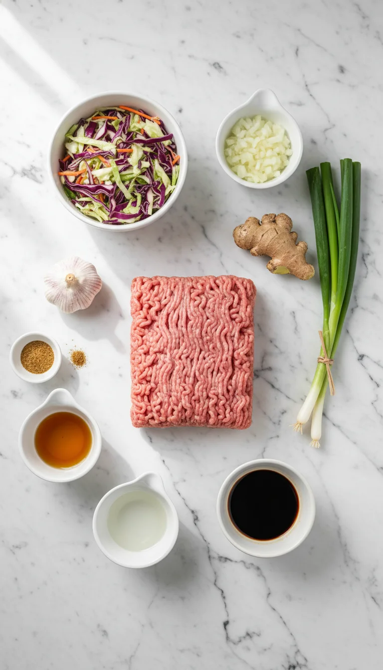 Turkey Egg Roll in a Bowl Ingredients