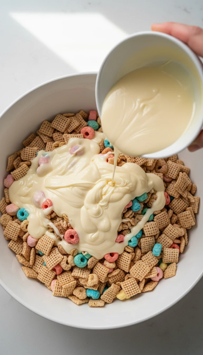 How to Make Addictive Lucky Charms Muddy Buddies - Snack Mix