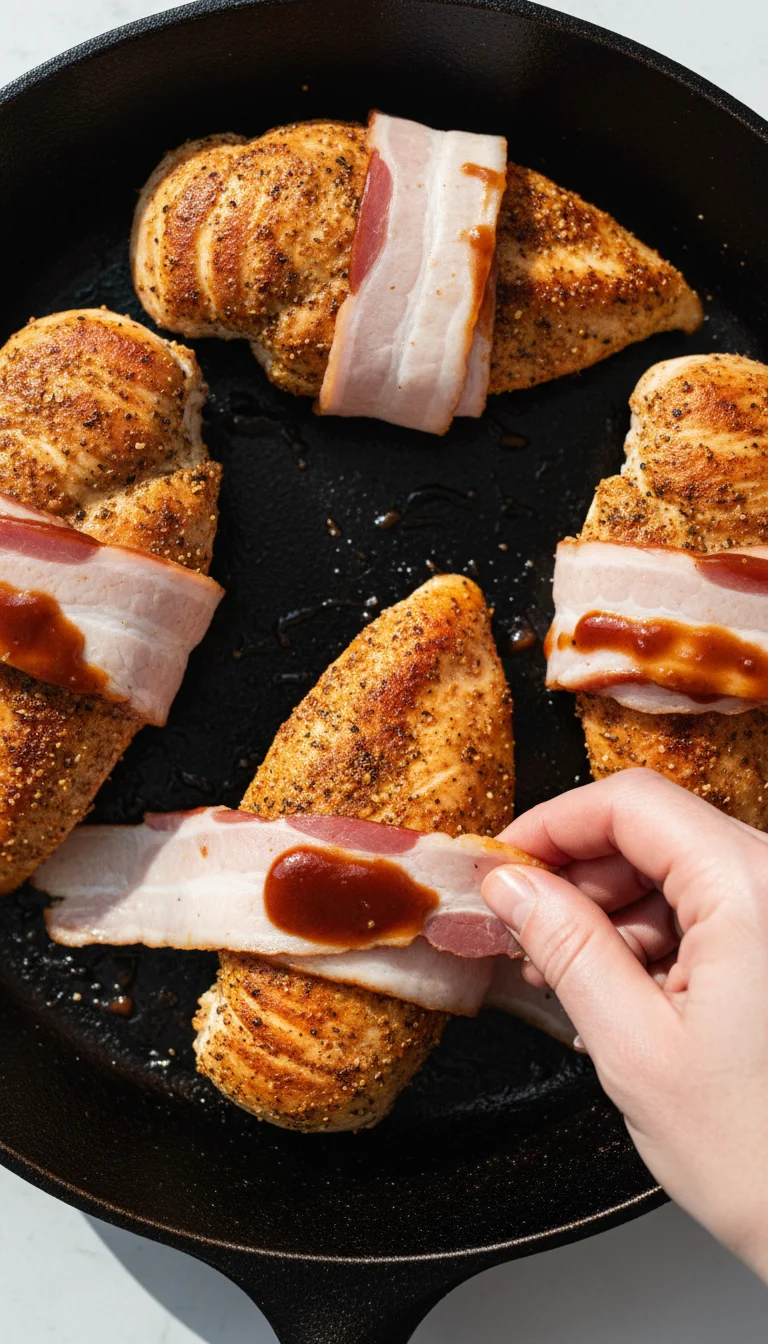 How to Make BBQ Bacon Chicken