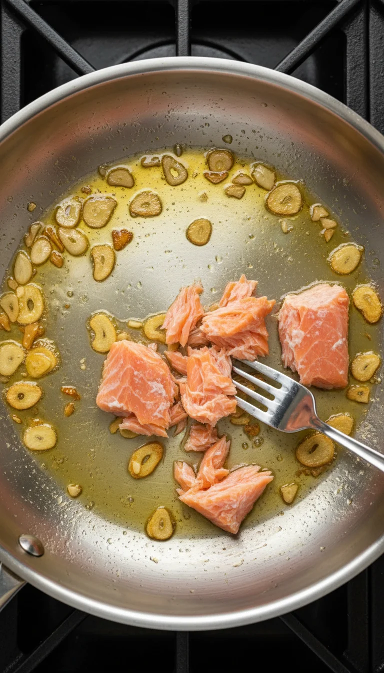 How to Make Canned Salmon Pasta