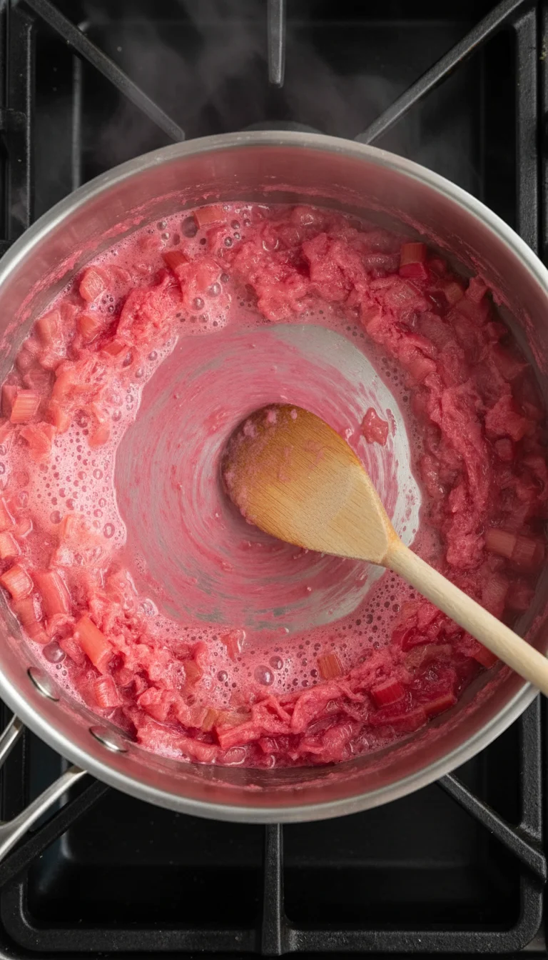 How to Make Sparkling Rhubarb Gin Fizz