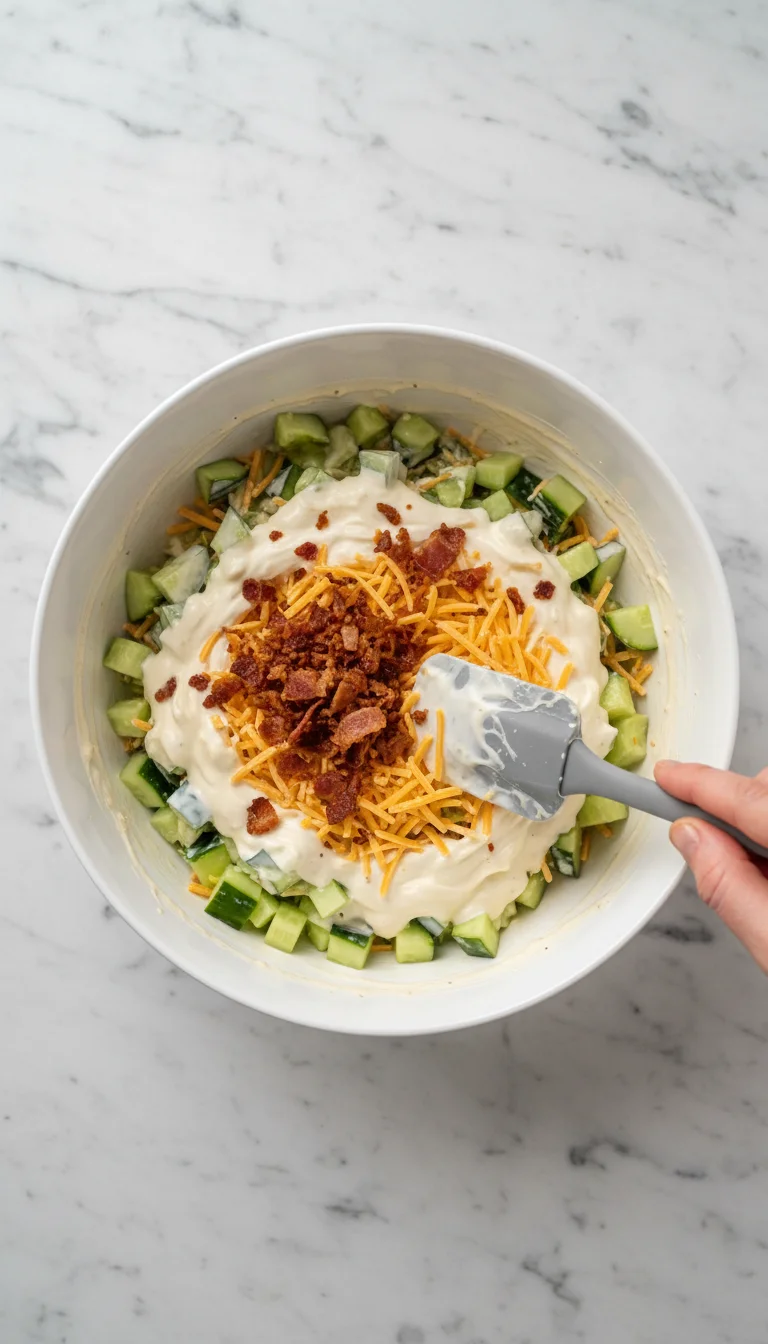 How to Make Cucumber Ranch Crack Salad