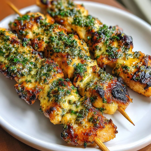 ADDICTING GRILLED RANCH GARLIC PARMESAN CHICKEN SKEWERS