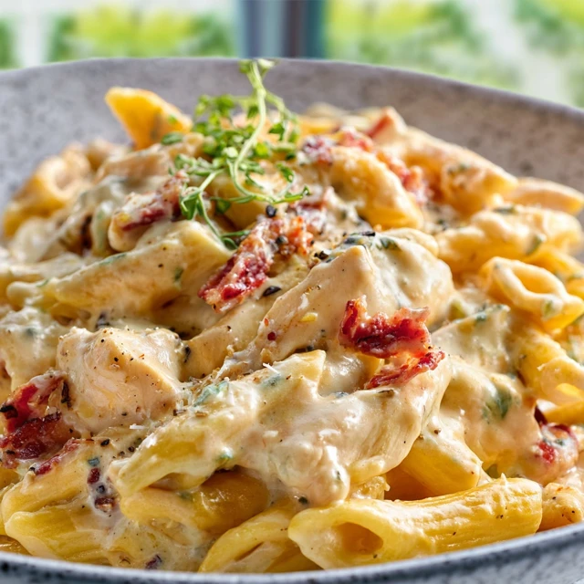 CHEESY RANCH CHICKEN PASTA WEEKNIGHT PERFECTION