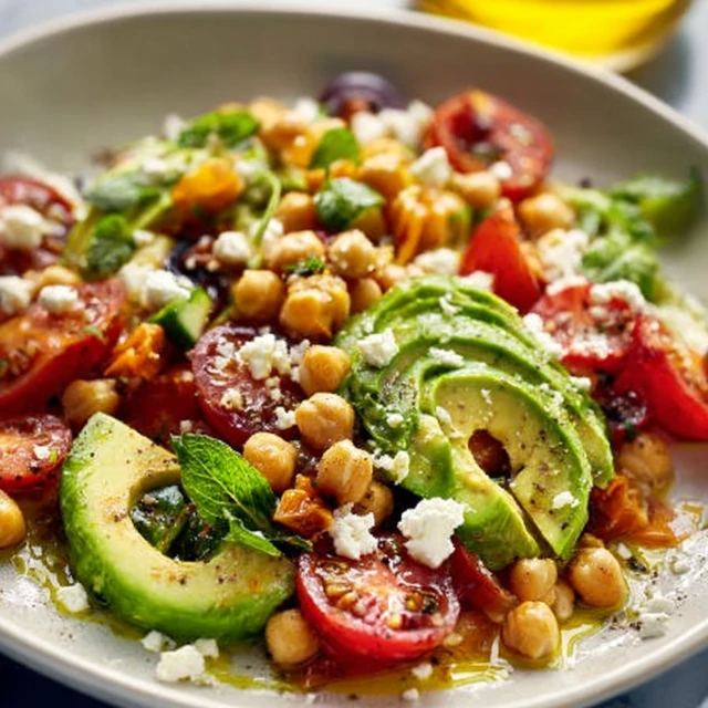 CHICKPEA FETA AVOCADO SALAD YOUR NEW OBSESSION