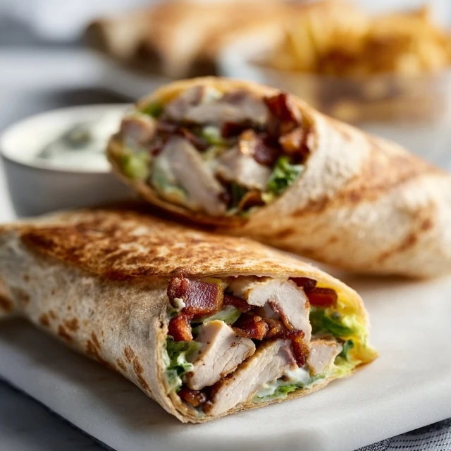 CRISPY LOADED CHICKEN BACON RANCH WRAP