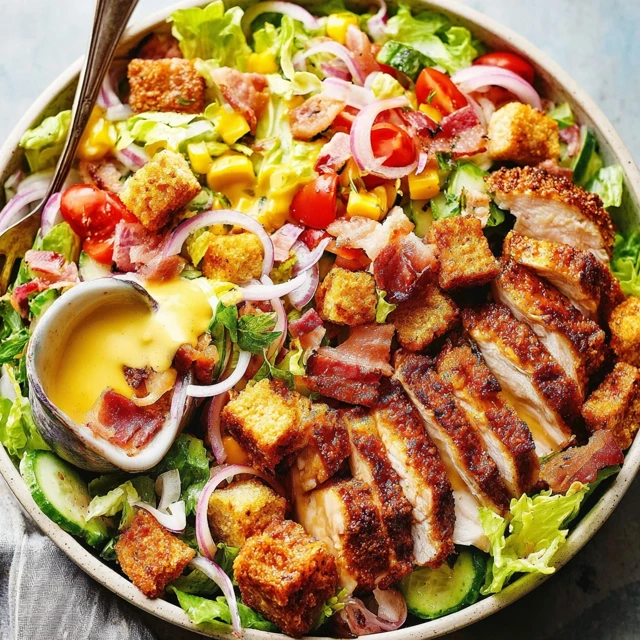 CRUNCHY HONEY MUSTARD CHICKEN SALAD PERFECTION