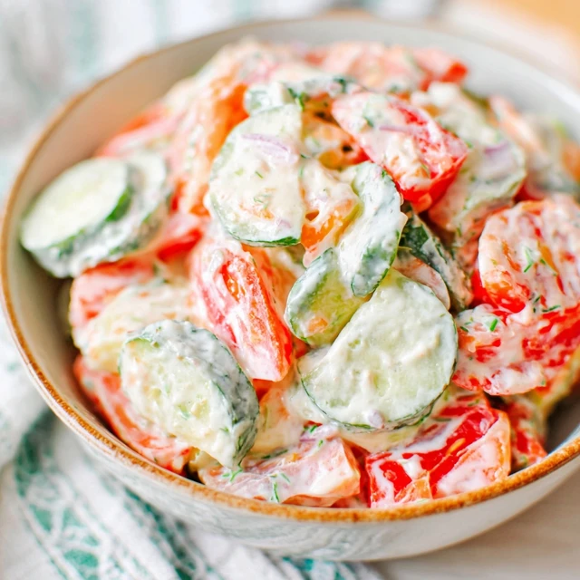 CUCUMBER TOMATO SALAD DRESSING GARDEN FRESH ZING