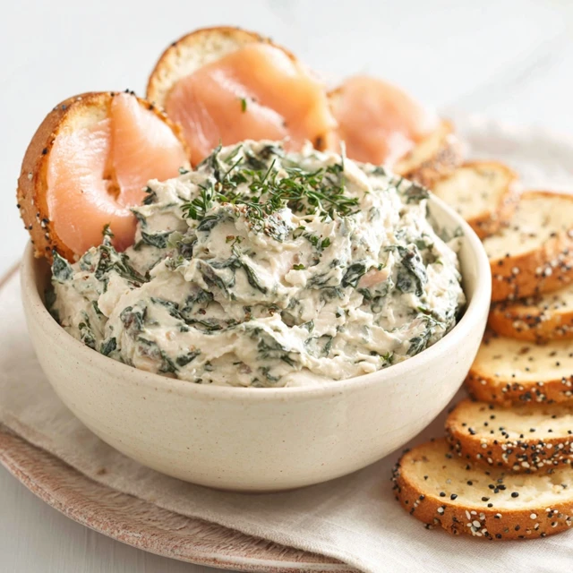 DECADENT SMOKED SALMON BAGEL DIP