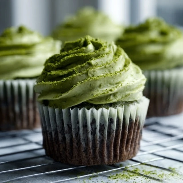 FIND YOUR ZEN MATCHA GREEN TEA CUPCAKES