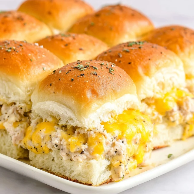 GAME WINNING CHEESY CRACK CHICKEN SLIDERS