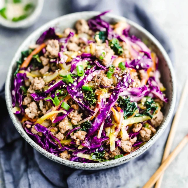 GARDEN TURKEY EGG ROLL IN A BOWL