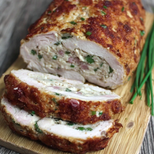 GENIUS SHEET PAN CHICKEN CORDON BLEU MEATLOAF