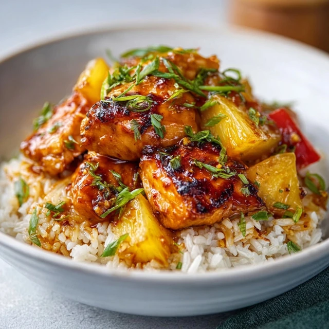 ISLAND ESCAPE PINEAPPLE CHICKEN AND RICE