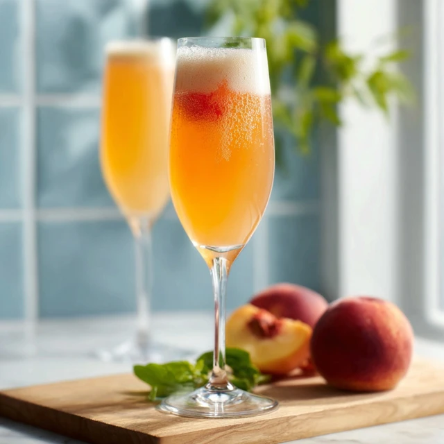 PEACH BELLINI THE VENETIAN BRUNCH SECRET