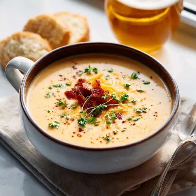 RICH IRISH BEER CHEESE SOUP PUB RECIPE