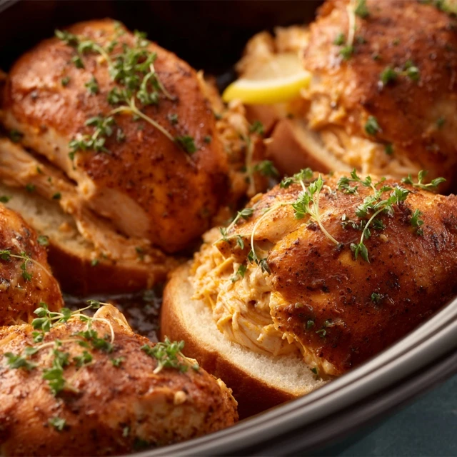 SLOW COOKER CRACK CHICKEN DUMP GO DONE