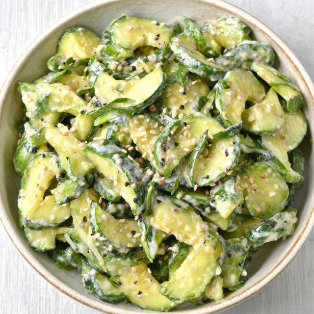 SPICY ELOTE MEXICAN CUCUMBER SALAD