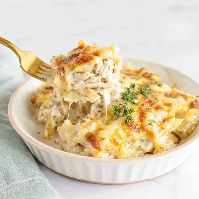 THIS CHEESY ROTISSERIE CHICKEN CASSEROLE HACK