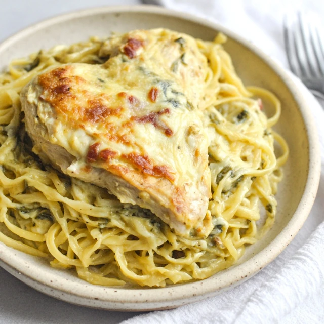 ULTIMATE CHEESY MONTEREY CHICKEN SPAGHETTI