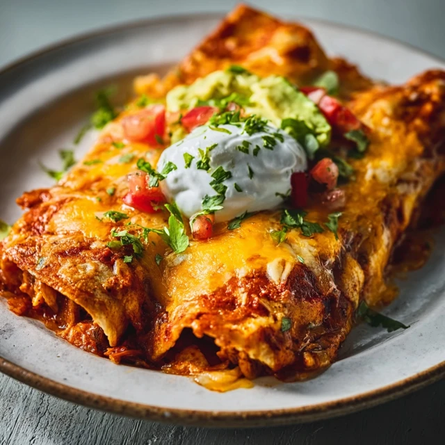 ULTIMATE MELTY CHICKEN ENCHILADAS RECIPE