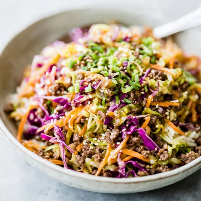 VIRAL EGG ROLL IN A BOWL WITH RICE