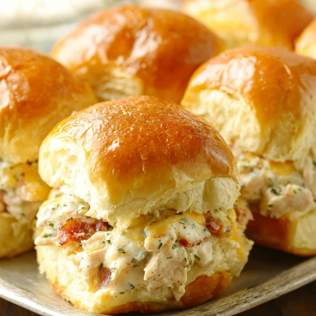 VIRAL PULL-APART CHICKEN BACON RANCH SLIDERS
