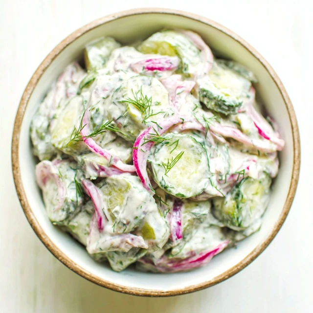 ZESTY GREEK YOGURT CUCUMBER SALAD