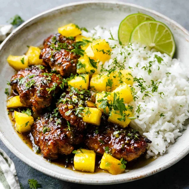 Tropical Hawaiian Chicken with Coconut Rice Recipe