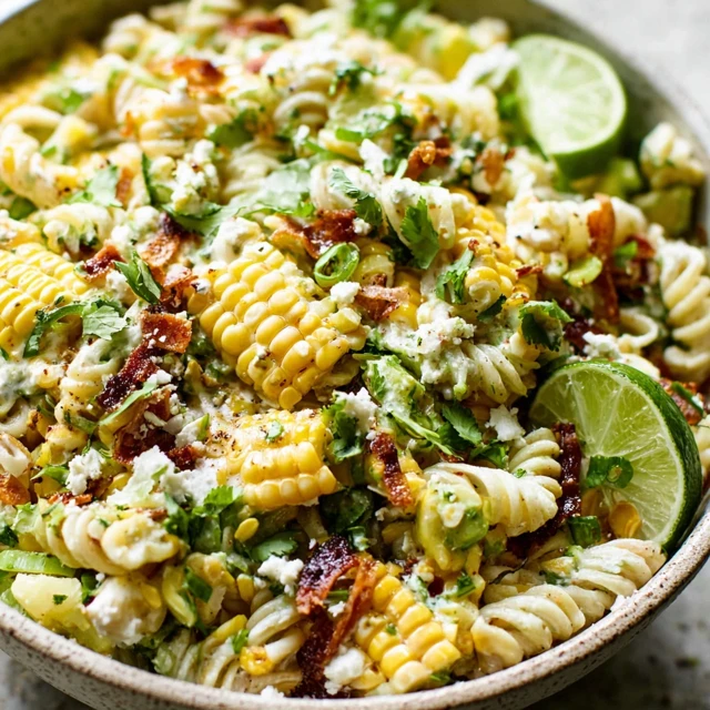 Mexican Street Corn Pasta Salad Recipe
