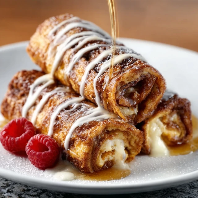 Cinnamon Roll French Toast Roll-Ups Recipe