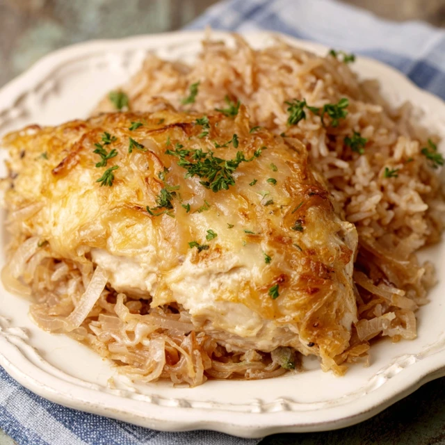 French Onion Chicken Rice Recipe