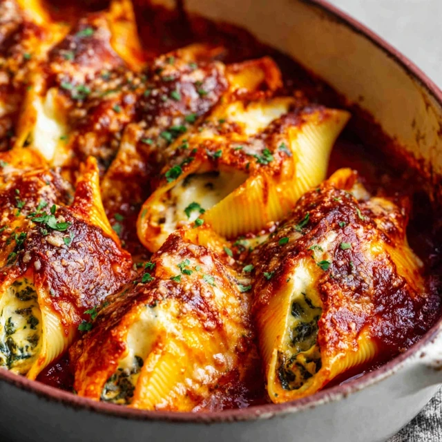Spinach and Ricotta Stuffed Shells Recipe