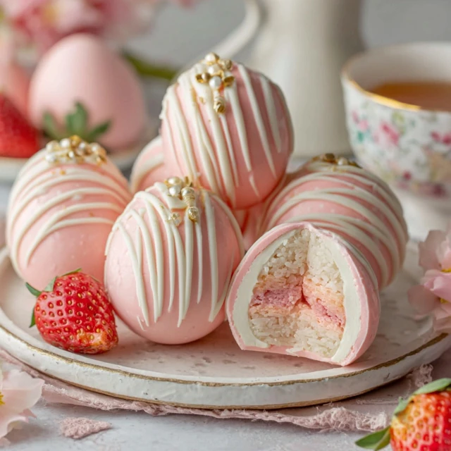 Strawberry Shortcake Easter Egg Bombs Recipe