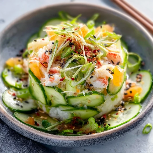 Spicy Cucumber Salad with Crab Recipe