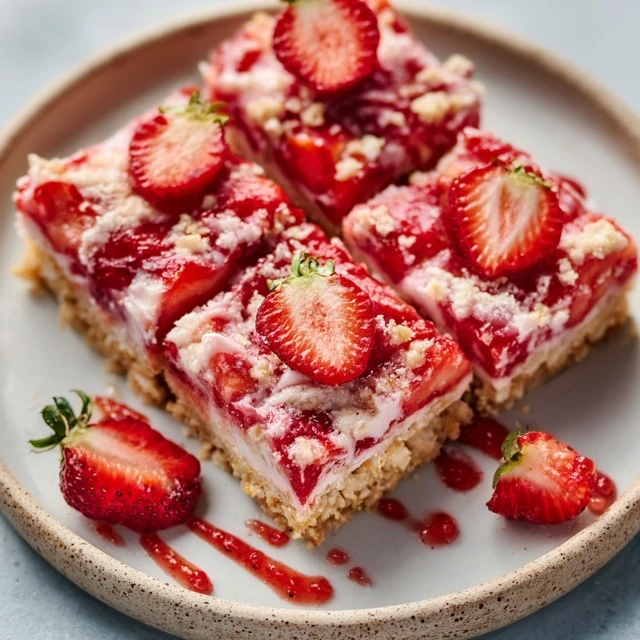 Strawberry Shortcake Bars Recipe