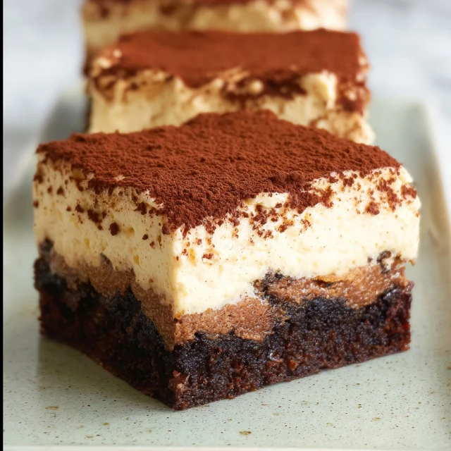 Fudgy Tiramisu Brownies Recipe