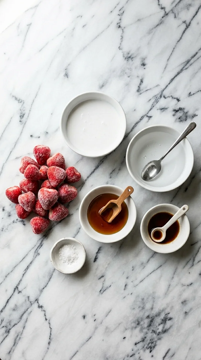 Iced Coconut Strawberry Refresher Ingredients