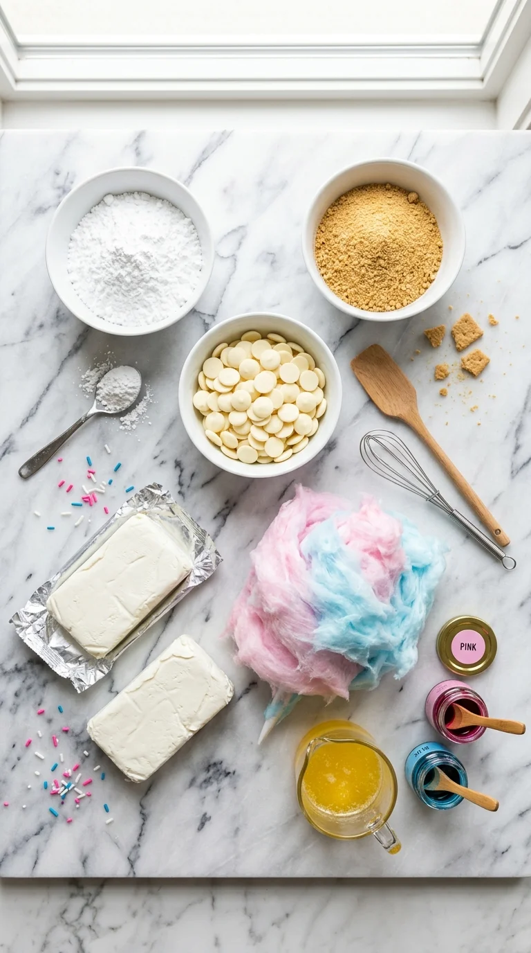Cotton Candy Cheesecake Bombs Ingredients