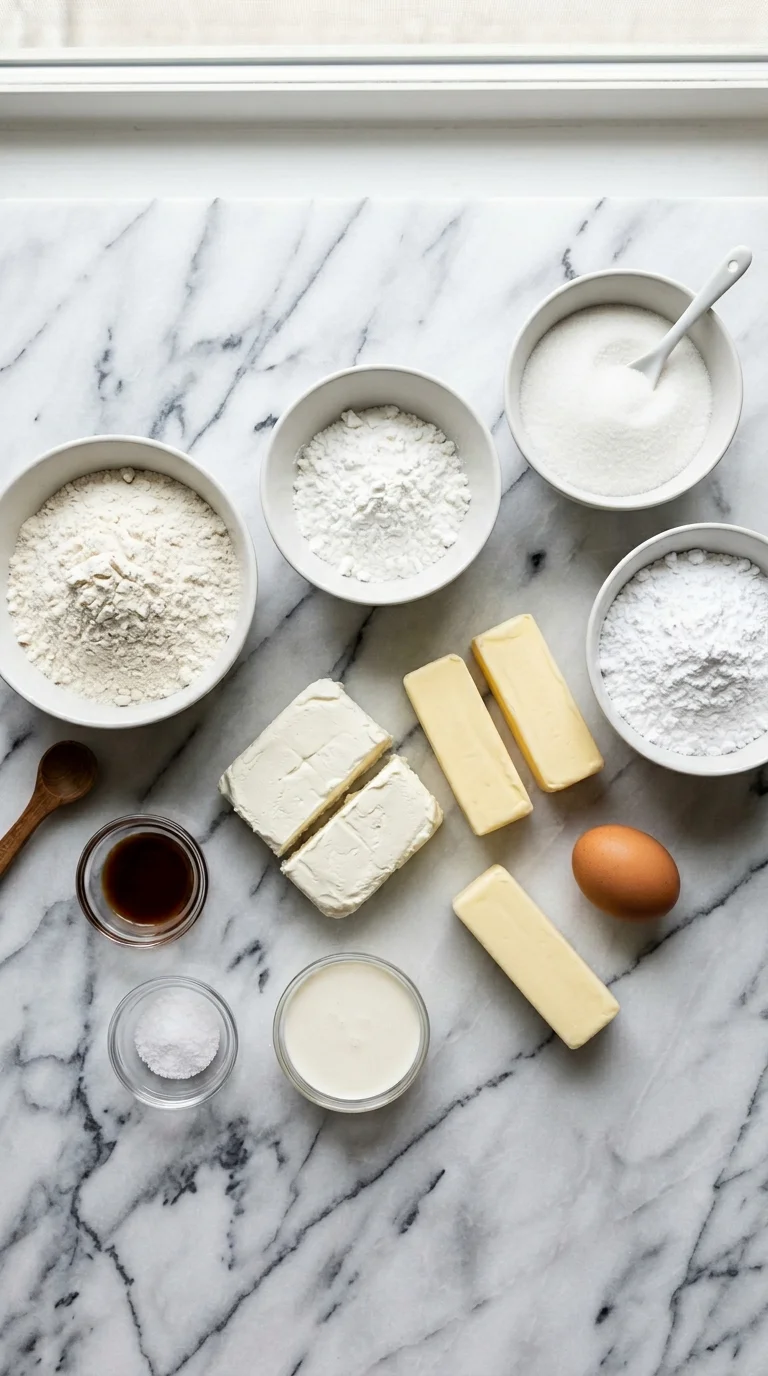 Pastel Sugar Cookie Sandwiches Ingredients