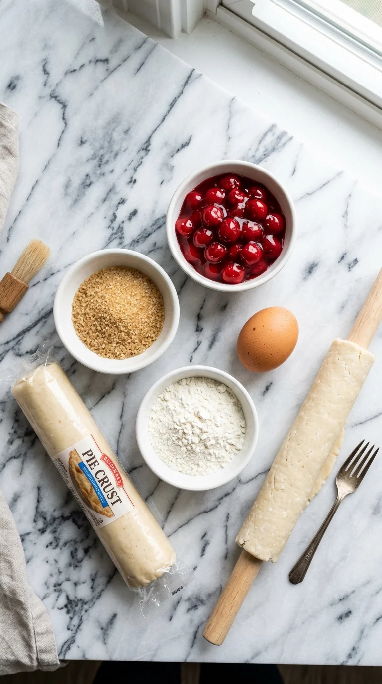 Mini Cherry Pie Bites Ingredients