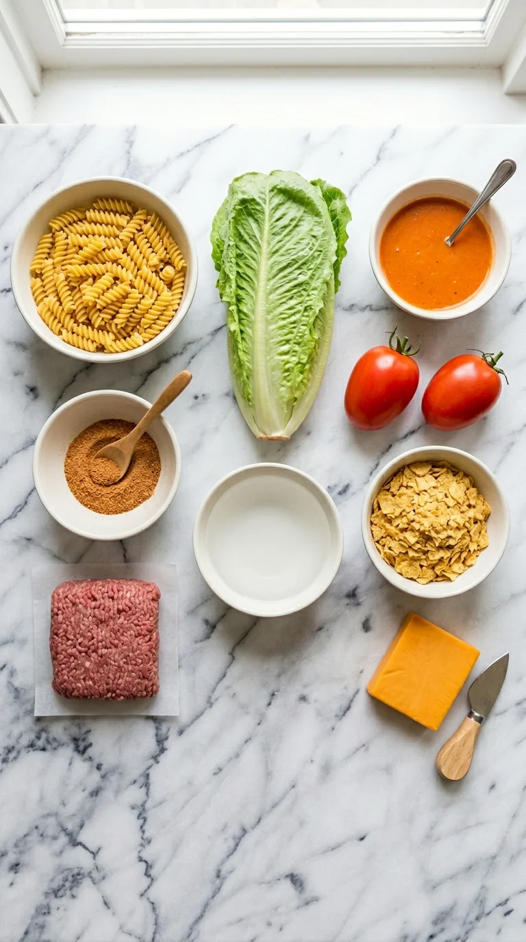 Taco Pasta Salad Ingredients