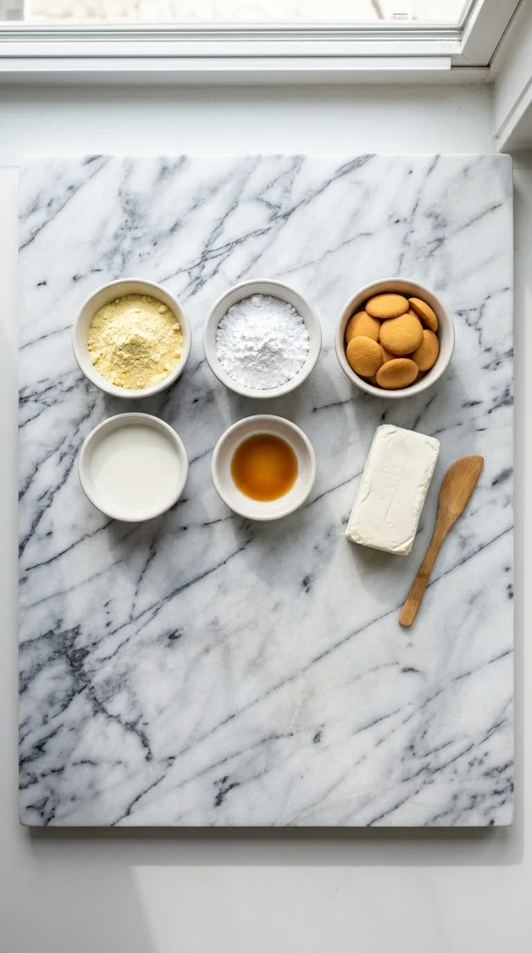 No-Bake Banana Pudding Easter Truffles Ingredients