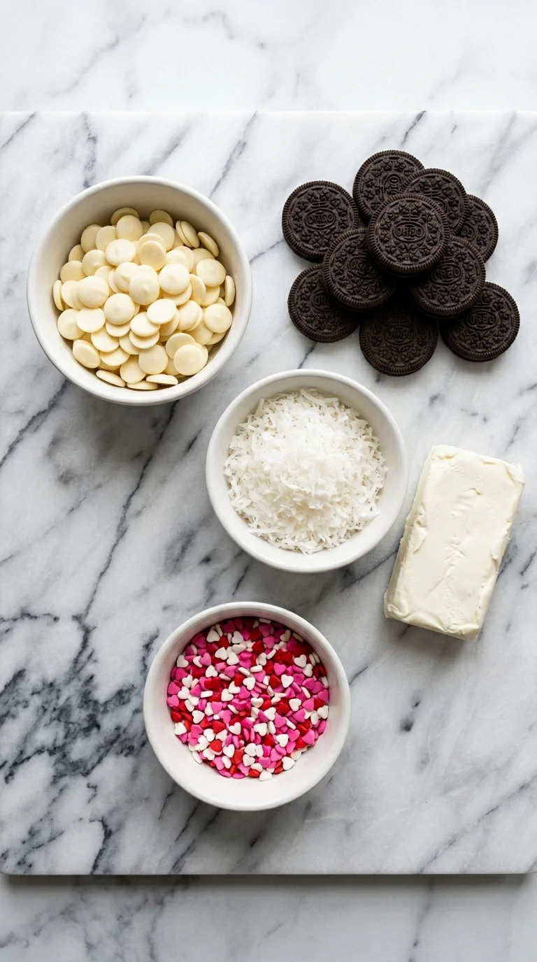 No-Bake Bunny Oreo Balls Ingredients