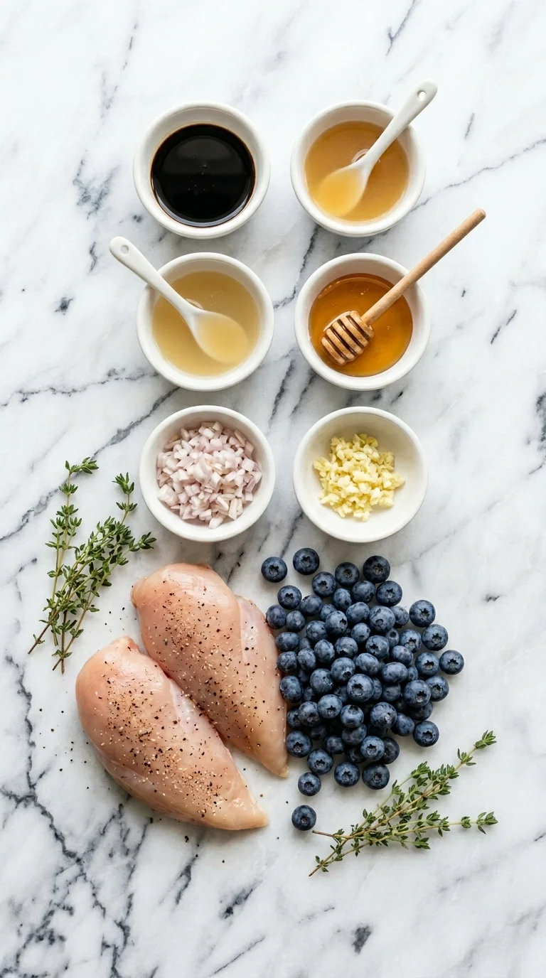 Blueberry Thyme Chicken Ingredients