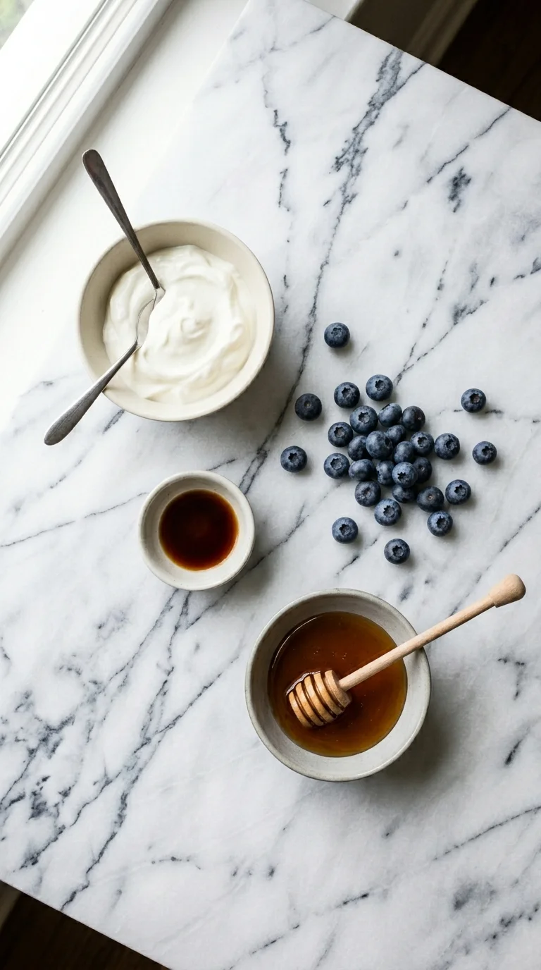 Frozen Blueberry Greek Yogurt Bites Ingredients