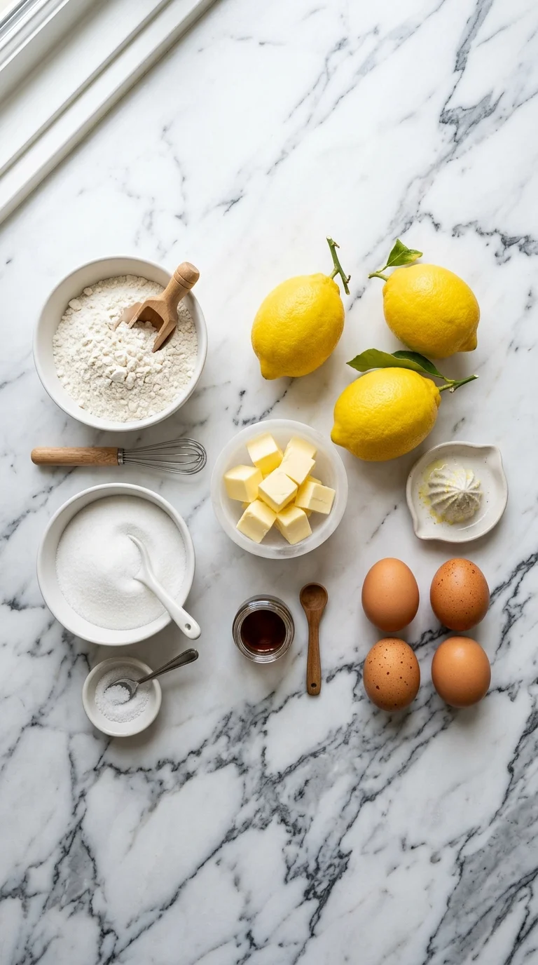 Lemon Raspberry Swirl Bars Ingredients