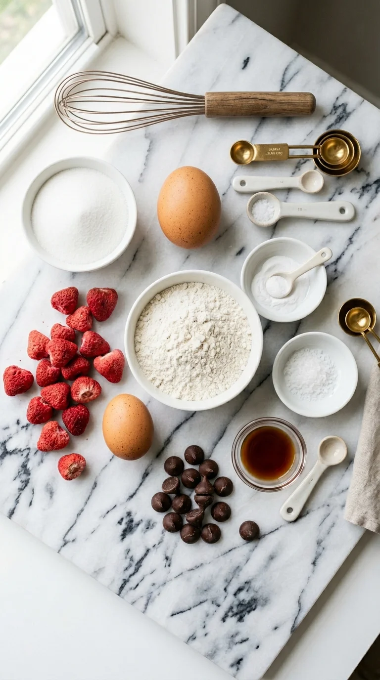 Strawberry Kiss Cookies Ingredients