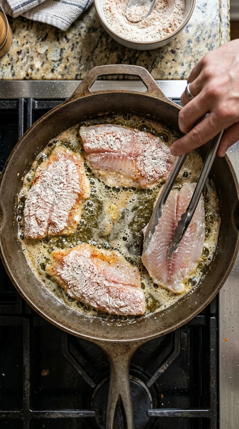 How to Make Crispy Tilapia in Roasted Pepper Sauce